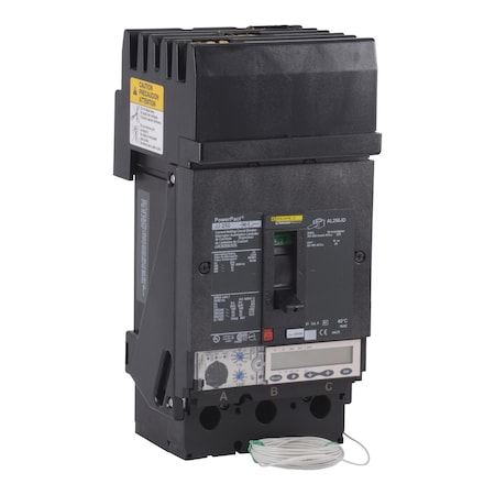 Molded Case Circuit Breaker, POWERPACT J Series, 250A, 3 Pole, 600V AC, 100kA at 240V AC MPN:JJA36250U53X