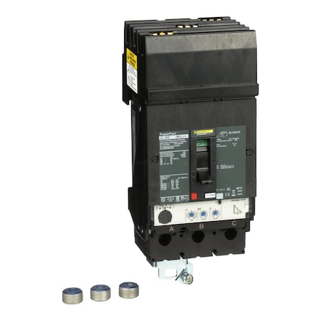 Molded Case Circuit Breaker, POWERPACT J Series, 250A, 3 Pole, 600V AC, 125kA at 240V AC MPN:JLA36250U33X