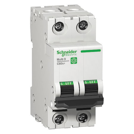 Miniature Circuit Breaker, C60SP Series, 32A, 2 Pole, 240/415/440V AC, 14kA at 240V AC, C Curve MPN:M9F22232