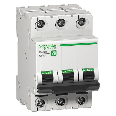 Miniature Circuit Breaker, C60SP Series, 13A, 3 Pole, 240/415/440V AC, 14kA at 240V AC, D Curve MPN:M9F23313