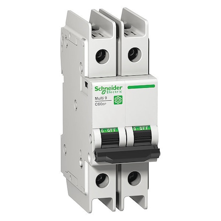IEC Miniature Circuit Breaker, MULTI9 Series, 8A, 2 Pole, 240/415/440V AC, 14kA at 240V AC, C Curve MPN:M9F42208