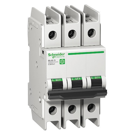 IEC Miniature Circuit Breaker, MULTI9 Series, 40A, 3 Pole, 240/415/440V AC, 10kA at 240V AC MPN:M9F43340
