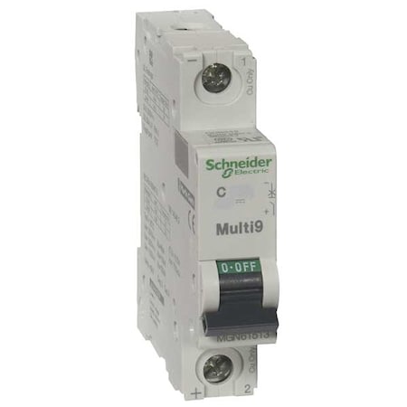 Miniature Circuit Breaker, MULTI9 Series, 5A, 1 Pole, Not Rated, 5kA at 250V DC, C Curve MPN:MGN61505
