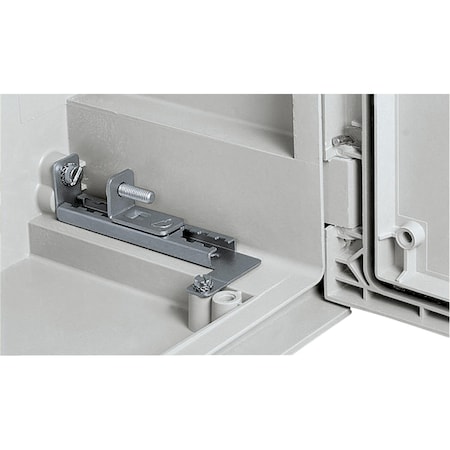 Set of 4 step slides with brackets for adjustment of m.plate in PLM 108 MPN:NSYDPLM350