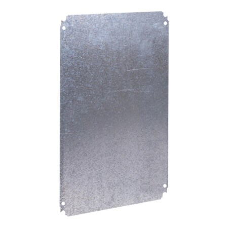 Plain mounting plate H400xW400mm made of galvanised sheet steel MPN:NSYMM44