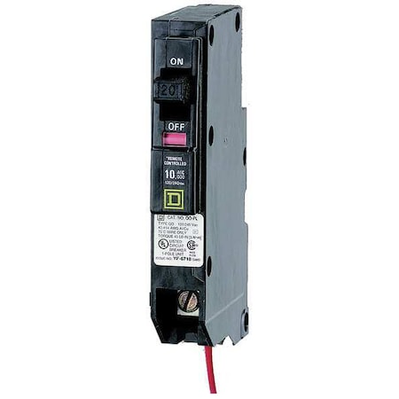 Miniature Circuit Breaker, QO Series, 20A, 1 Pole, 120/240V AC, 10kA at 120/240V AC MPN:QO120PLILC