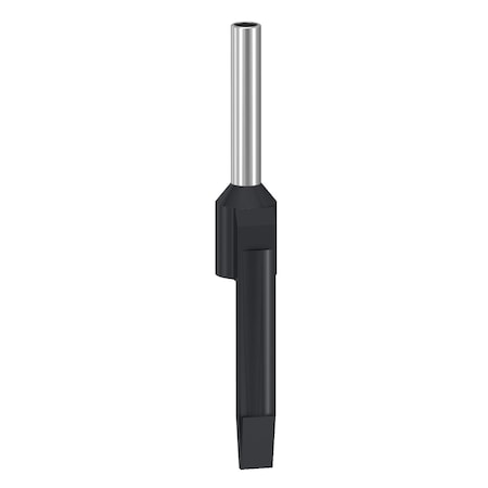 Linergy TR cable ends, Single conductor, black, 1.5sq mm, medium size, markable, 10 sets of 100 MPN:DZ5CA015