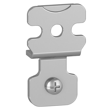 Set of 4 wall fixing lugs, made of steel. For Spacial S3D enclosure MPN:NSYAEFPFSC