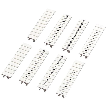 Marking Strip, White, Nylon, 10 Strips MPN:NSYTRAB540