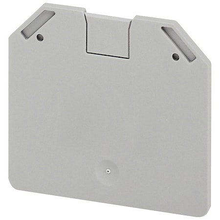 End Barrier, Gray, Plastic, 2.17 in D MPN:NSYTRAC162