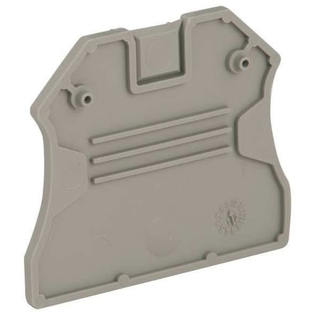 End Barrier, Gray, Plastic, 0.16 in D MPN:NSYTRAC22