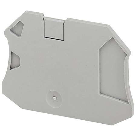 End Barrier, Gray, Plastic, 1.87 in D MPN:NSYTRAC23