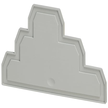End Barrier, Gray, Plastic, 0.2 in D MPN:NSYTRACE26