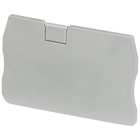 End Barrier, Gray, Plastic, 1.44 in D MPN:NSYTRACR22
