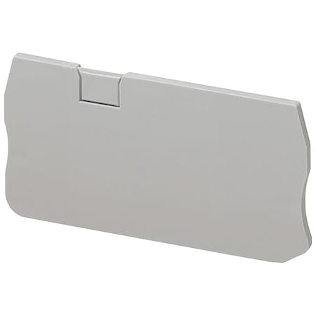 End Barrier, Gray, Plastic, 1.44 in D MPN:NSYTRACR23