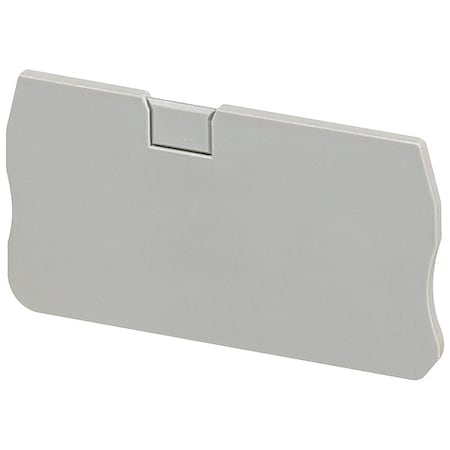 End Barrier, Gray, Plastic, 1.44 in D MPN:NSYTRACR42