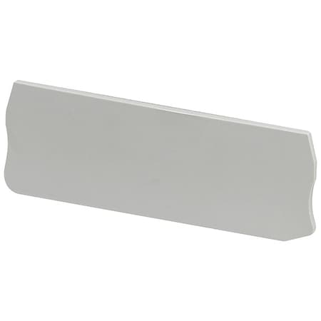 End Barrier, Gray, Plastic, 1.44 in D MPN:NSYTRACR44