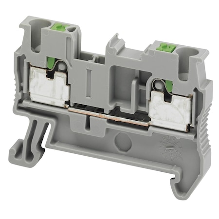 Terminal Block, Pass-Through, 24 A, 800 V, Gray MPN:NSYTRP22