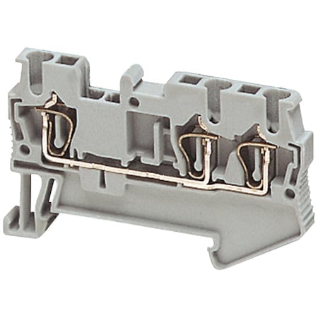Terminal Block, Pass-Through, 20 A, 600 V AC, Gray MPN:NSYTRR23