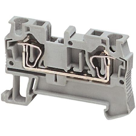 Terminal Block, Pass-Through, 32 A, 600 V AC, Gray MPN:NSYTRR42