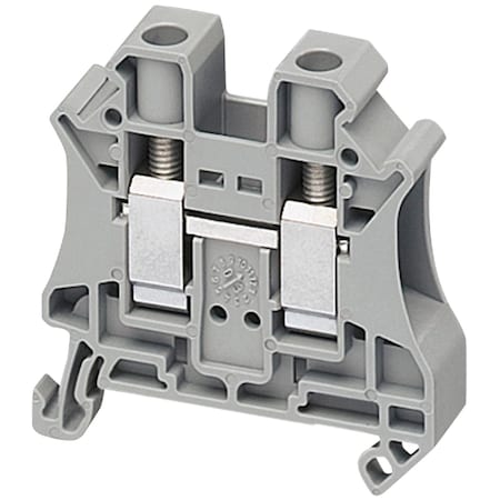 Terminal Block, Pass-Through, 57 A, 1, 000 V AC, Gray MPN:NSYTRV102