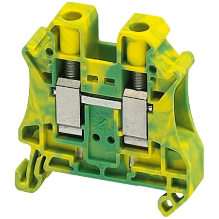 Terminal Block, Protective Earth, 76 A, Green, Yellow MPN:NSYTRV102PE