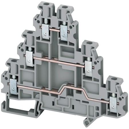 Terminal Block, Pass-Through, 20 A, 500V, Gray MPN:NSYTRV26T