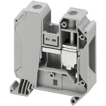 Terminal Block, Pass-Through, 125 A, 1, 000 V AC, Gray MPN:NSYTRV352
