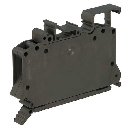 Terminal Block, Fused Disconnect, 1 Pole, 10 A, 500 V AC, 8 AWG, Screw Termination, Black MPN:NSYTRV42SF6