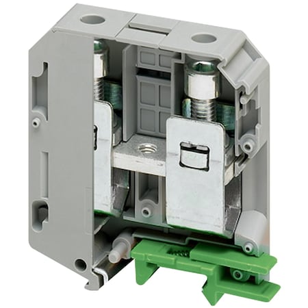 Terminal Block, Pass-Through, 192 A, 1, 000 V AC, Gray MPN:NSYTRV702