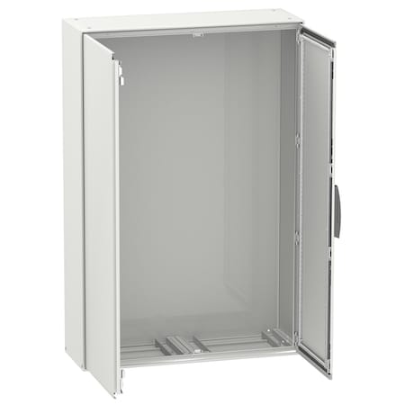 4 Point Double Bar Lock Electrical Enclosures, 78.7 in H, 19.7 in D, 39.4 in W, Galvanized Steel MPN:NSYSM2010502DP