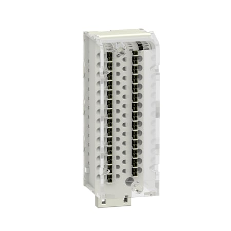 Terminal block, Modicon X80, 28-pin removable spring, 1 x 0.34.1mm2 MPN:BMXFTB2820