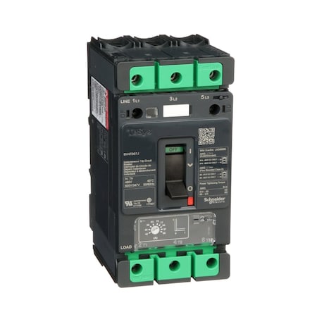 Motor Circuit Protector, 7 A, Pole 3 MPN:BV4T007J