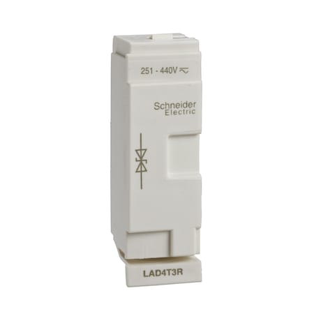 TeSys Deca - suppressor module - varistor - 50.127 V AC/DC MPN:LAD4V3G