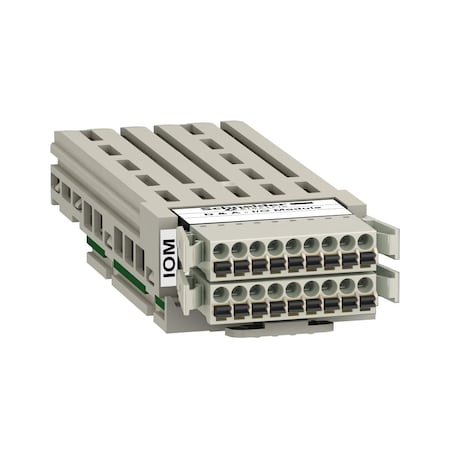 Additional Input Output module, Altivar, 24V DC, 1 removable spring connector MPN:VW3A3203