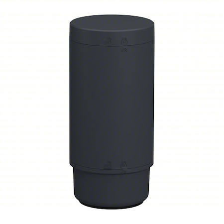 Tower Light Base, 2 13/16 in dia., Gray MPN:XVB7C21M
