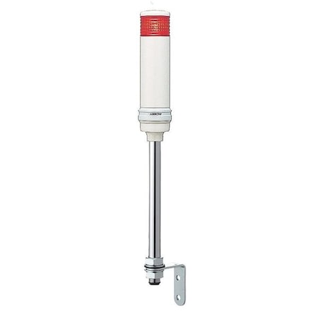 Tower Light Assembly, 100 to 240V, Red, 60 mm Dia., 599 13/16 mm Height, LED MPN:XVC6M15S