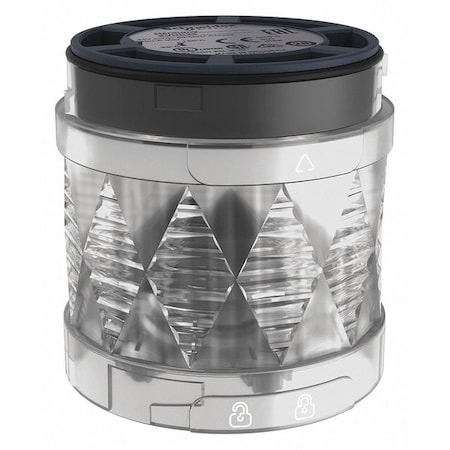 Tower Light Module, 24V AC, 24V DC, White, 60 mm Dia., 3 5/8 in Height, LED, XVU Series MPN:XVUC47