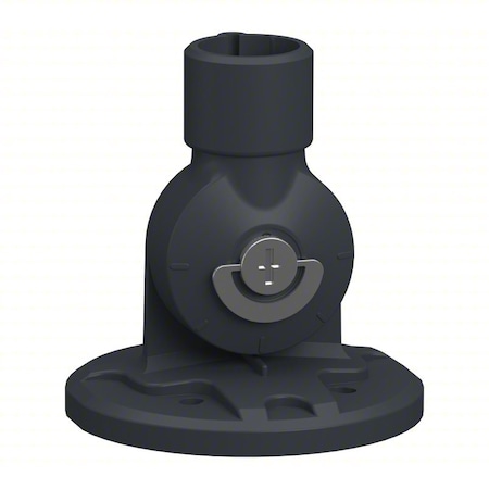 Tower Light Mount, 3 1/2 in dia., Gray MPN:XVZ06