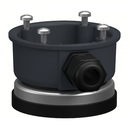 Tower Light Adapter, 2 13/16 in dia., Gray MPN:XVZ08