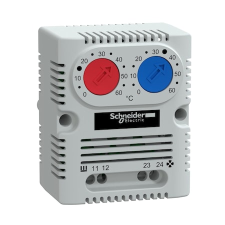 ClimaSys CC - double thermostat 250V - range of temperature 0.60 Degrees C - 1NO/NC - Degrees C MPN:NSYCCOTHD