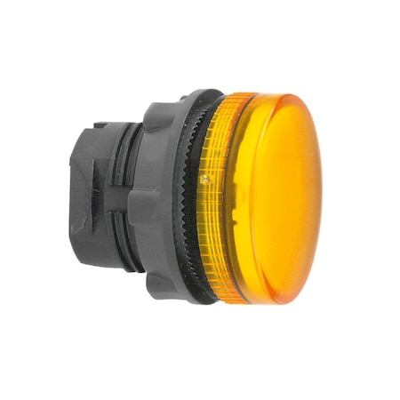 Head for pilot light, Harmony XB5, orange, 22 mm grooved lens ba9s bulb MPN:ZB5AV05S