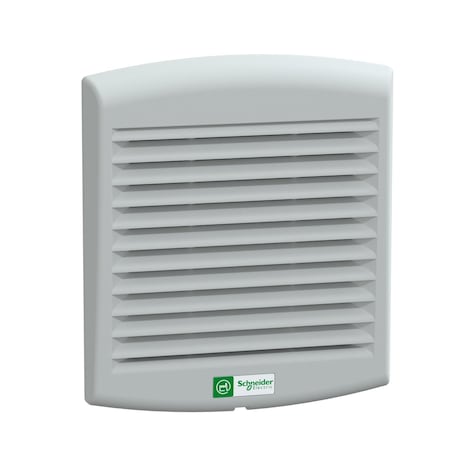 ClimaSys forced vent. IP54, 80m3/h, 24V DC, with outlet grille and filter G2 MPN:NSYCVF85M24DPF