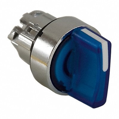 Illum Selector Switch 2 Pos 22mm Blue MPN:ZB4BK1263