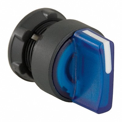 Illum Selector Switch 2 Pos 22mm Blue MPN:ZB5AK1263