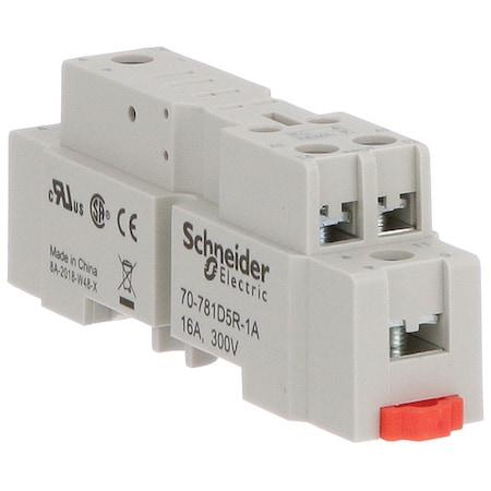 Rly Sckt, Fingr Saf, Squae, 5 Pin, Scrw Clmp MPN:70-781D5R-1A