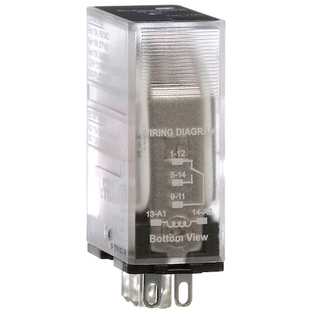 Socket, General Purpose Relay, Square, 15 A, 5 Pins, Faston Connector MPN:781XAXRC-120A