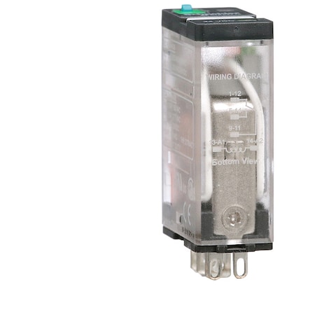 Socket, General Purpose Relay, Square, 15 A, 5 Pins, Faston Connector MPN:781XAXRM4L-24D