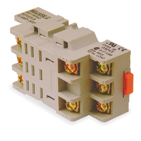 Rlay Socket, Standrd, Square, 11 Pin, 250VAC MPN:8501NR43