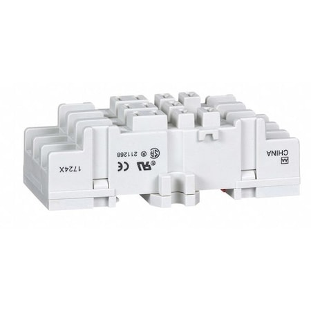 Rlay Socket, Standrd, Square, 11 Pin, 300VAC MPN:8501NR82